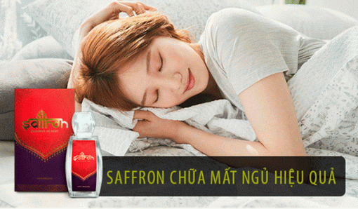 saffron chữa mất ngủ